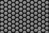 SEM image of a periodic structure
