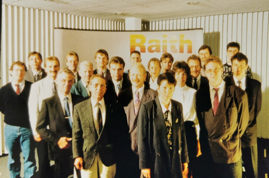 Photo of the Raith team in 1994