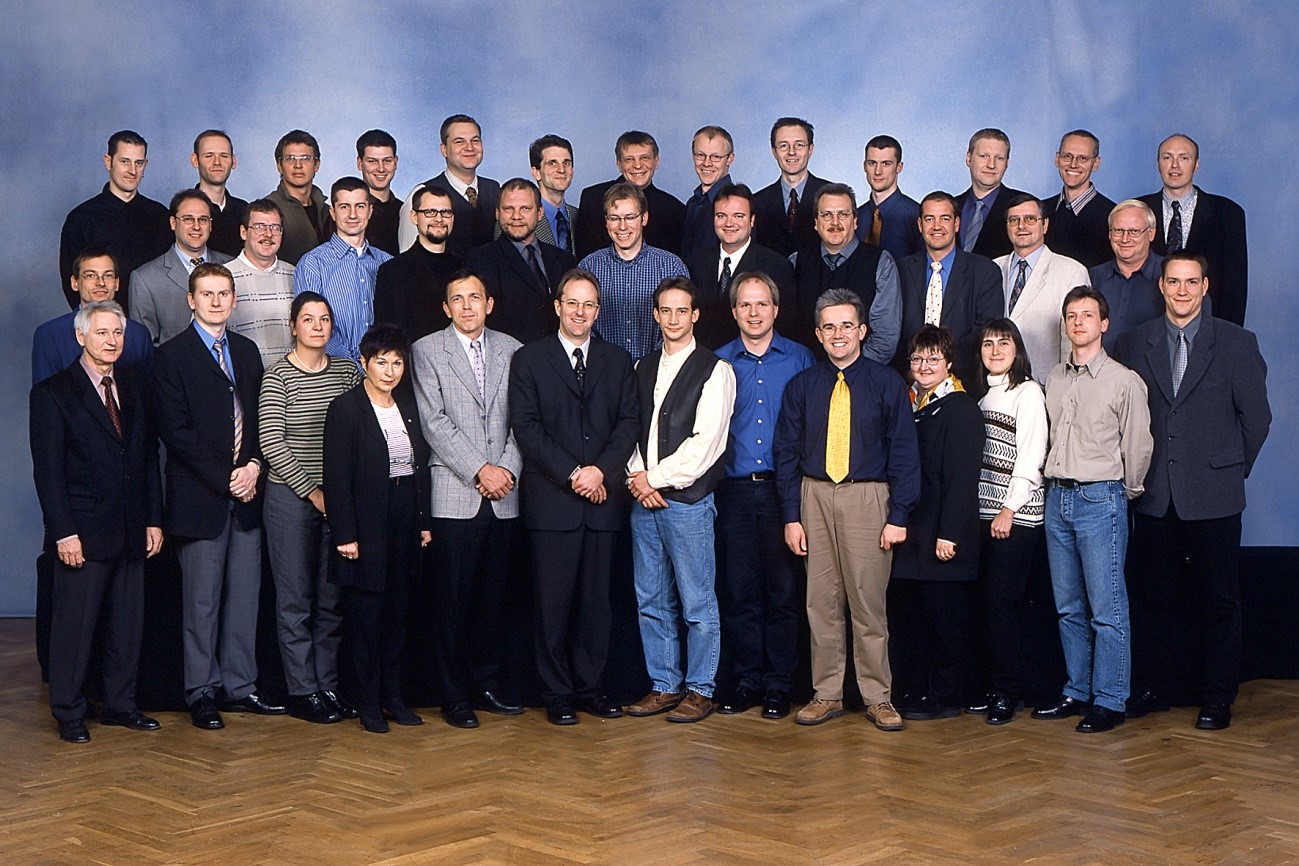 Photo of the Raith team in 2003