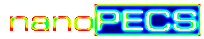 Image of the Word nanoPECS simulated with proximity effect correction software nanoPECS