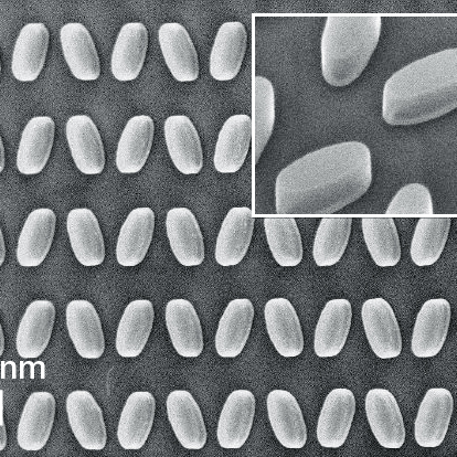 SEM image of a All-dielectric Metasurface