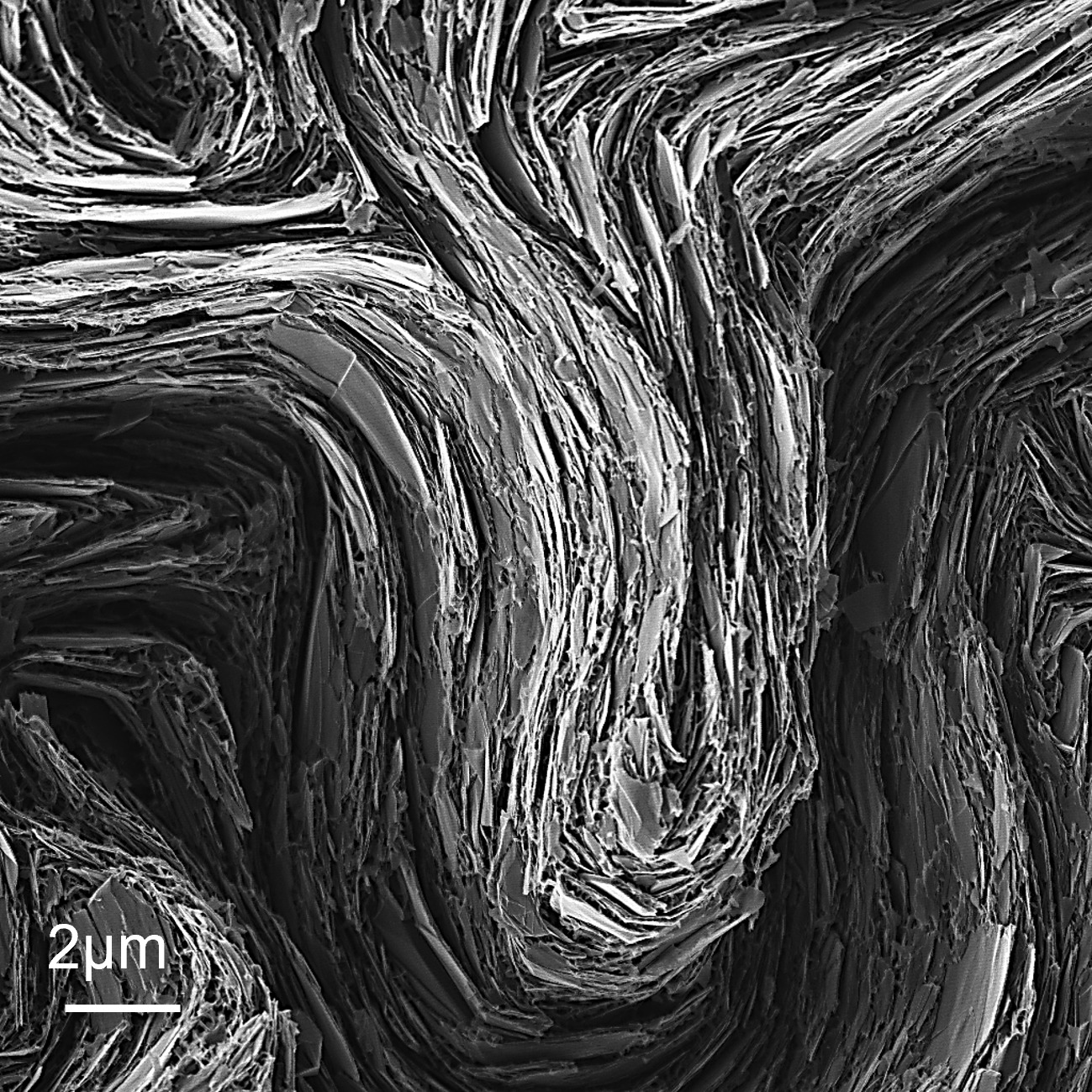 Lithium ion image of graphite